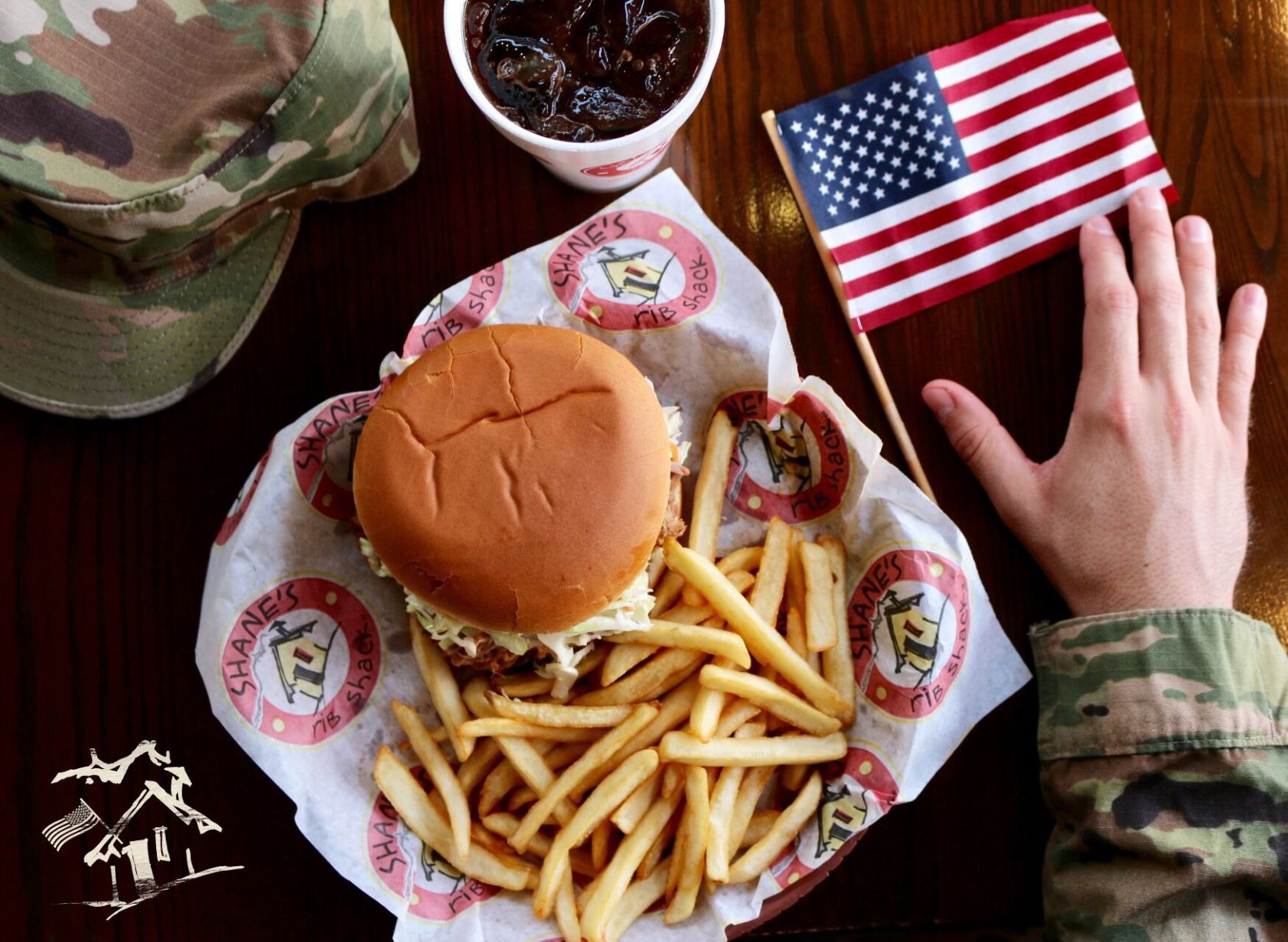 Shanes Veterans Day food
